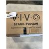 Image 3 : VIVO LIGHT WOOD EASEL STUDIO TV STAND