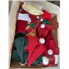 Image 1 : LOT OF CHRISTMAS HATS AND STOCKINGS