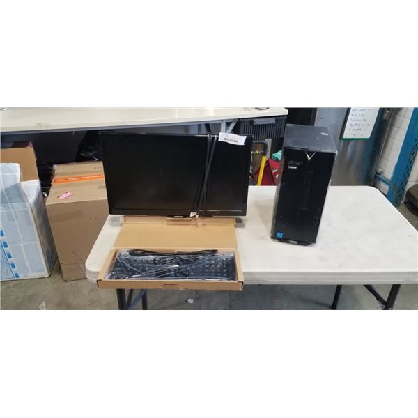 ACER COMPUTER W/ NEW KEYBAORD AND MONITOR