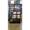 Image 1 : SOLID WOOD BLACK CUBICLE DISPLAY SHELF, VERY HEAVY