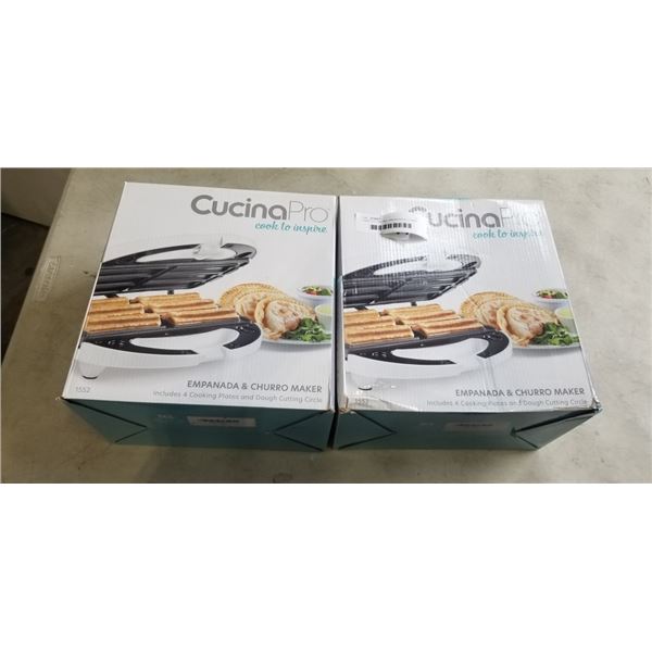 2 NEW CUCINA PRO EMPANADA & CHURRO MAKER