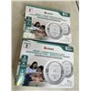 Image 1 : 2 KIDDE 2 PACKS SMOKE + CARBON MONOXIDE ALARMS