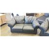 Image 4 : BLACK LEATHER SOFA, BLACK LEATHER LOVE SEAT AND BLACK LEATHER CHAIR