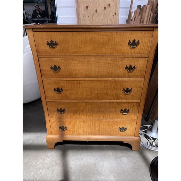 VINTAGE 5 DRAWER HIGHBOY DRESSER