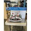 Image 1 : SNOWY HOLIDAY VILLAGE CHRISTMAS DECORATION