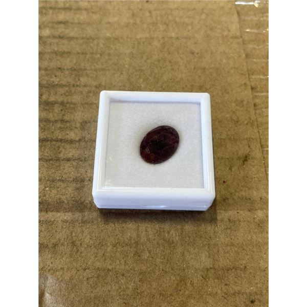 NEW 12.85CT NATURAL RUBY, UNTREATED OVAL CUT