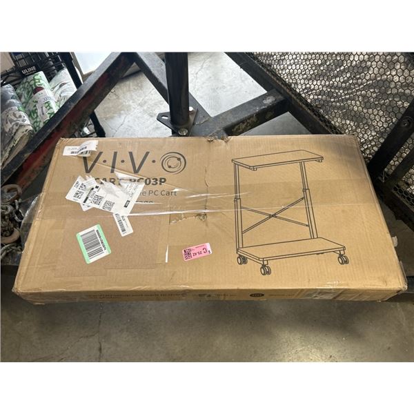 VIVO MOBILE ADJUSTALBE PC CART WITH STORAGE
