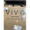 Image 3 : VIVO BLACK SINGLE TOP DESK RISER