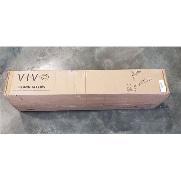 VIVO SIT TO STAND SINGLE MONITOR DESK MOUNT WORKSTATION