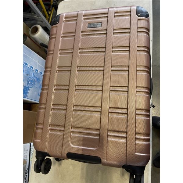 PINK BEN SHERMAN HARDSIDE SUITCASE