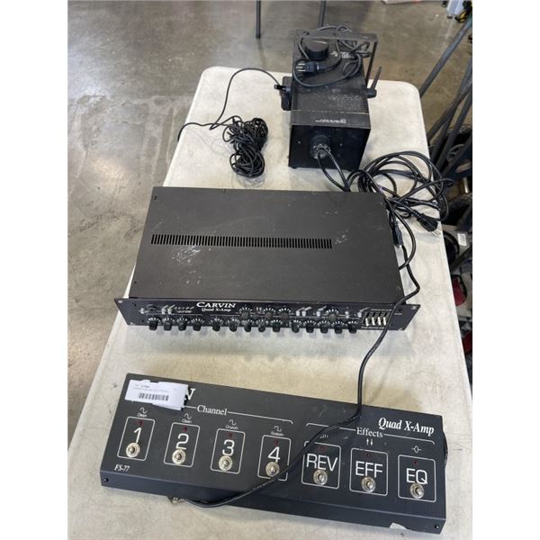 CARVIN TUBE AMP W/ FOOT PEDALS W/ SMOKE MACHINE