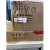 Image 5 : VIVO TRIPLE MONITOR DESK STAND + 1 ULTRAWIDE + 2 STANDARD, AND VIVO PNEUMATIC ARM DUAL MONITOR & LAP