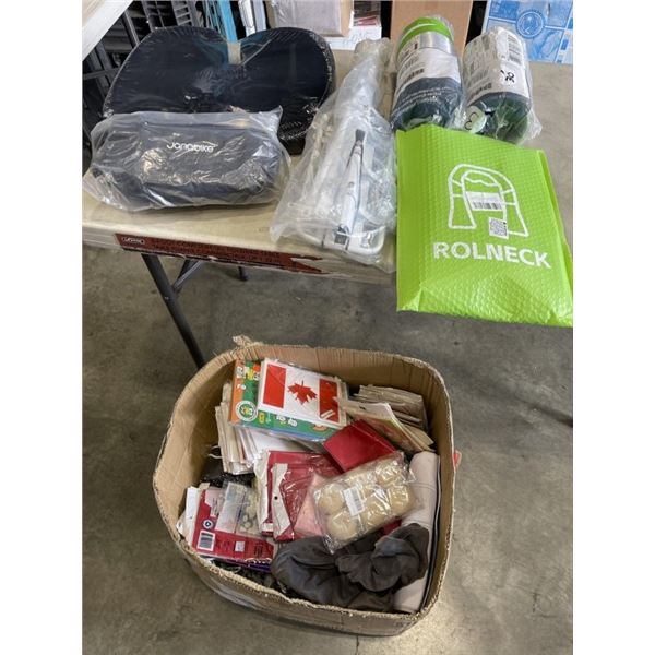 BOX OF ASSORTED CONSUMER GOODS