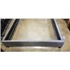 Image 2 : GREY LEATHER QUEENSIZE PLATFORM BEDFRAME