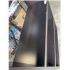 Image 3 : BLACK 6FT BOOKSHELF - 40" WIDE AND 15" DEEP SHELVES
