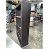 Image 5 : BLACK 6FT BOOKSHELF - 40" WIDE AND 15" DEEP SHELVES