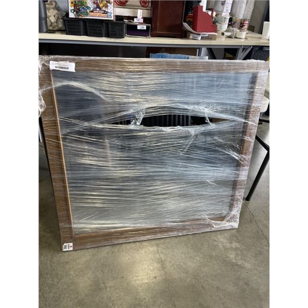 NEW 36" x 40" WOOD FRAMED MIRROR