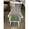 Image 1 : WHITE ROCKING CHAIR