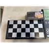 Image 2 : YELLOWMOUNTAIN CHESS SET AND TRAVEL MAGNETIC CHESS & CHECKERS AND MAGNETIC FOLDING LUDO SET AND SOLI