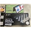 Image 3 : YELLOWMOUNTAIN CHESS SET AND TRAVEL MAGNETIC CHESS & CHECKERS AND MAGNETIC FOLDING LUDO SET AND SOLI