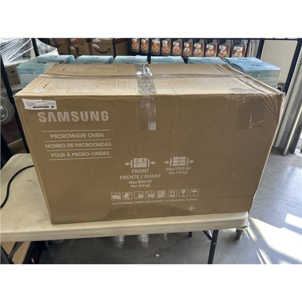 SAMSUNG OVER-THE-RANGE 1.7 CU FT MICROWAVE - STAINLESS - TESTED WORKING, RETAIL $319
