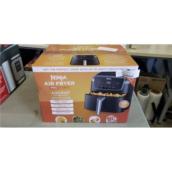 NINJA 4-IN-1 5QT AIR FRYER PRO - TESTED WORKING, RETAIL $179
