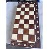 Image 2 : HUSARIA EUROPEAN INTERNATIONAL WOODEN CHESS SET AND YELLOW MOUNTAIN MINI TRAVEL BACKGAMMON SET AND W