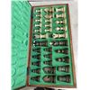 Image 3 : HUSARIA EUROPEAN INTERNATIONAL WOODEN CHESS SET AND YELLOW MOUNTAIN MINI TRAVEL BACKGAMMON SET AND W