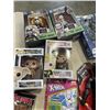 Image 2 : TRAY OF COLLECTABLES INCLUDING FUNKO POPS, METAL DIE CASTS, LEGENDS SERIES IRON MAN, SNAKE EYES G.I.