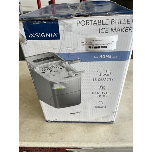INSIGNIA PORTABLE COUNTERTOP ICE MAKER WORKING