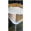 Image 3 : TRAY OF 1/8" FROSTED ACRYLIC BLANK ROUND DISCS