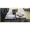 Image 1 : 2 TIER CRYSTAL STAND, DRINK GAME, AND DIP MASTER
