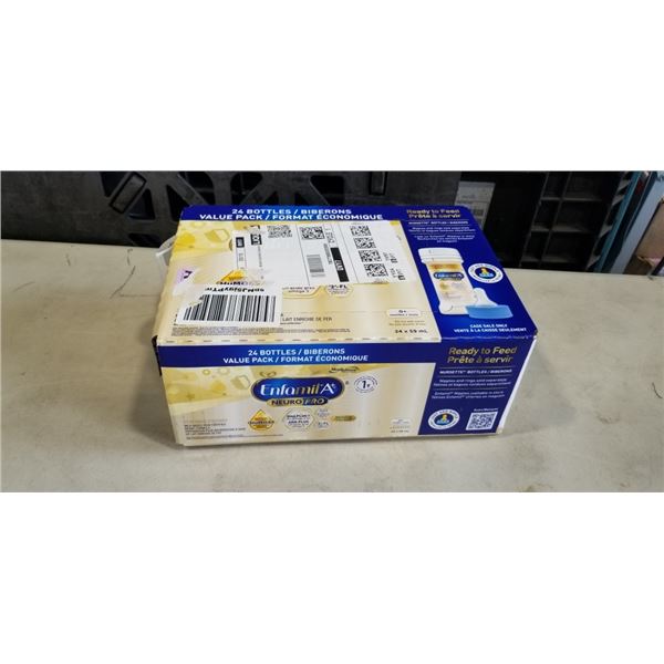 NEW SEALED CASE ENFAMIL A+ READY TO FEED FORMULA - 24 BOTTLES