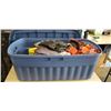 Image 1 : LARGE TOTE OF HALLOWEEN INFLATEABLES - GOOD CONITION, SOME HAVE THE LIGHTS