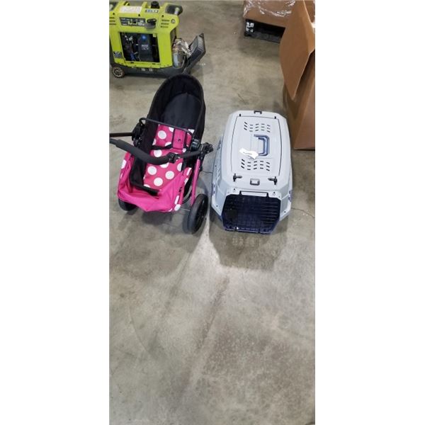 PET STROLLER AND ANIMAL CRATE
