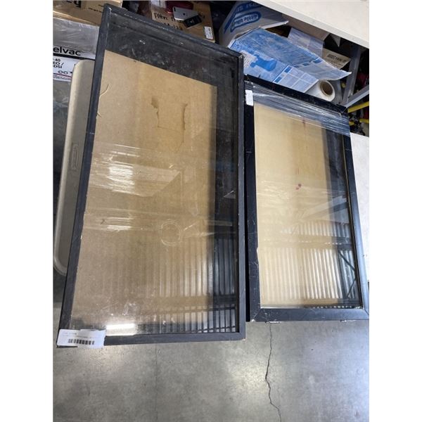 2 TABLE TOP DISPLAY CASES - 29" x 17" x 4"