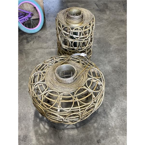 2 LARGE OUTDOOR LANTERNS