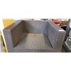 Image 2 : PAIR OF RATTAN OUTDOOR ARMCHAIRS
