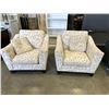 Image 1 : PAIR OF FABRIC ARMCHAIRS