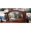 Image 2 : ANTIQUE SERVING CABINET WITH MIRROR GALLERY