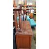 Image 5 : ANTIQUE SERVING CABINET WITH MIRROR GALLERY