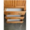 Image 3 : OAK 3 DRAWER WARDROBE