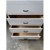 Image 2 : WHITE 5 DRAWER HIGHBOY DRESSER