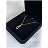 Image 3 : NEW 14K GOLD PLATED 20.0MM SIMULATED DIAMOND (CZ) INFINITY NECKLACE, CHAIN 18" LONG