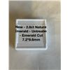 Image 2 : NEW 2.8CT NATURAL EMERALD, UNTREATED, EMERALD CUT
