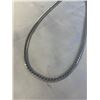 Image 3 : NEW PLATINUM PLATED 8.5MM SERPENTINE NECKLACE 23.5" LONG