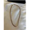 Image 2 : NEW 18K GOLD PLATED 8.5MM SERPENTINE NECKLACE, 23" LONG