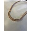 Image 3 : NEW 18K GOLD PLATED 8.5MM SERPENTINE NECKLACE, 23" LONG