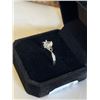 Image 2 : NEW PLATINUM PLATED 0.8CT SIMULATED DIAMOND (CZ) TWIST RING, RESIZEABLE