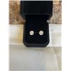 Image 1 : NEW PLATINUM PLATED 2.0CT EACH SIMULATED DIAMOND (CZ) STUD EARRINGS